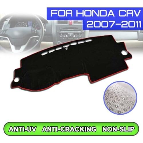 Car Dashboard Mat Anti-dirty Non-slip Dash Cover Mat UV Protection Shade Sticker for Honda CRV 2007 2008 2009 2010 2011