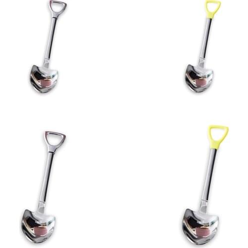 Stainless Steel Shovel Shape Tea Coffee Sugar Spoon Ice Cream Dessert Spoon