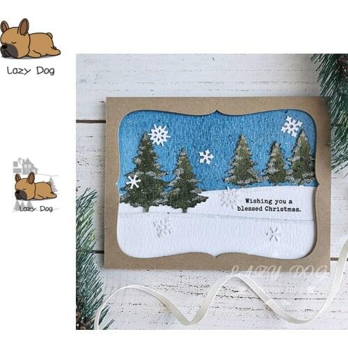 House and Tree Metal Cutting Dies Scrapbooking Stencil DIY Decorative Craft Embossing Die Cuts Card Making New Dies For 2019