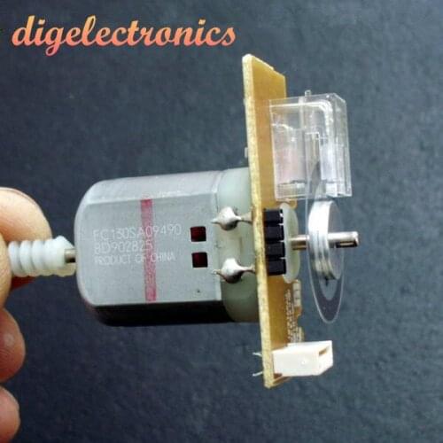 Encoder With DC Gear Motor Metal Gear DC Geared Motor Code Wheel Speed Test Car