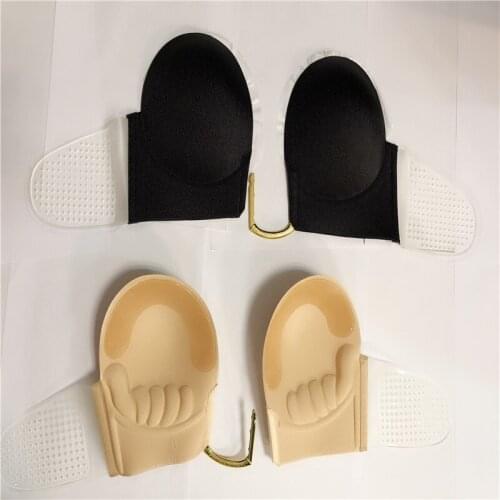 Invisible Push Up Bra Strapless Bras Formal Dress Wedding/Evening Sticky Self-Adhesive Silicone Brassiere Deep U Bra