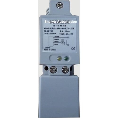 Wholesales Inductive Sensor IS-40-Y5-S3,is-40-y5-s3,Square 40 X 40Mm Plastic-Non Flush 30Mm-Pnp No+Nc-Pg with 1 year warranty