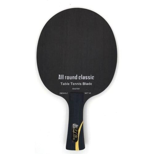 Pingpong Bat, Table Tennis 7layers Wooden DIY Blade, Ping-Pong Racket