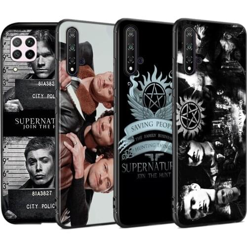 Supernatural TV Show Silicone Soft Cover For Huawei Nova 7i 7SE 6SE 5T 5i 5Z 5 4 4E 3 3i 3E 2 2i Pro Lite Phone Case
