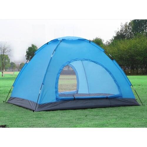 Free Shipping Outdoor Camping Manual Beach Camping Rainproof 3-4 People Camping Tent