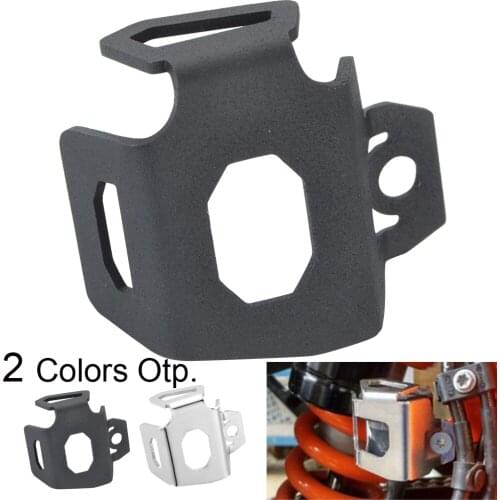 Rear Brake Fluid Reservoir Guard Cover For BMW G650GS F650GS F800GS F800R 8-2017 For FOR 390 1090 1190 1290 D uke Adventure ADV