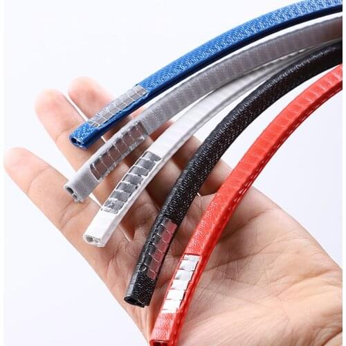 Car Door Edge Protector Universal Auto Door Guard Protective Strips Automobiles Door Trunk hood Anti Collision Seal with Steel