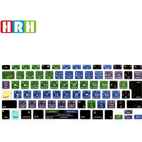 HRH Serato DJ Functional Japanese Silicone Keyboard Cover Skin Protective Film For Macbook Air Pro Retina 13"15"17"A1466 A1369
