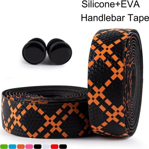 1 Pair Silicone Bicycle Handlebar Strap Waterproof Wear-resistant Tape Road Bike accessories