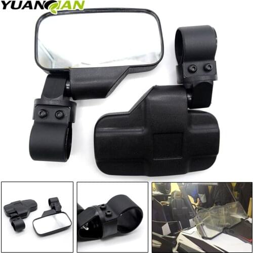 2" for Polaris RZR XP1000 RZR900 for John Deere Gators rearview mirror Break Away UTV Side Mirror For Can Am Commander