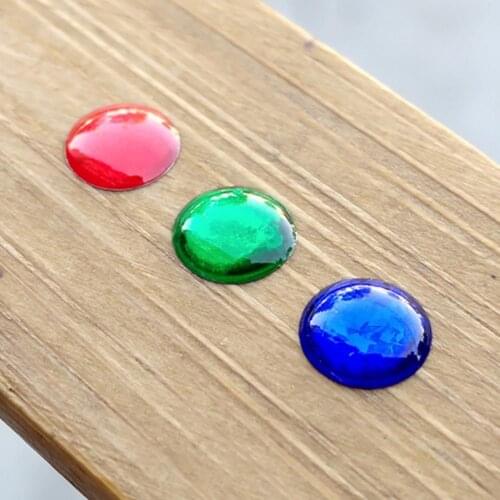 300Pcs Adhesive Laser Holographic Artificial Fishing DIY Fish Eyes Lure Craft