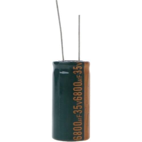 35V 6800uF Capacitance Electrolytic Radial Capacitor High Frequency Low ESR