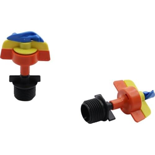 360 Degree Rotating sprayer Greenhouse Misting Nozzle 1/2" male thread Agriculture Tool Irrigation Watering Sprinkler 15 Sets