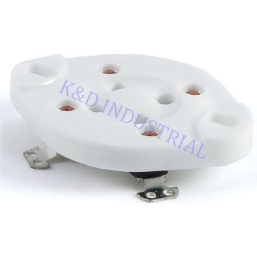 5PC 2A3 300B 45 5U4G 811 PX4 274A U4A Base Sliver Plate 4Pin Ceramic Tube Socket
