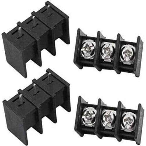 50pcs Pitch 10mm KF55C KF1000 Barrier Screw PCB Terminal Block Straight 2/3/4/5/6/7/8/9/10Pin connectors