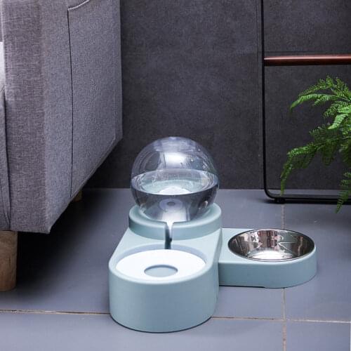 Cat Dog Bowls Automatic Pet Feeding Drinking Water Dispenser Fit All Puppy Cat Silicone Bowl Pet Fountain Feeding Container