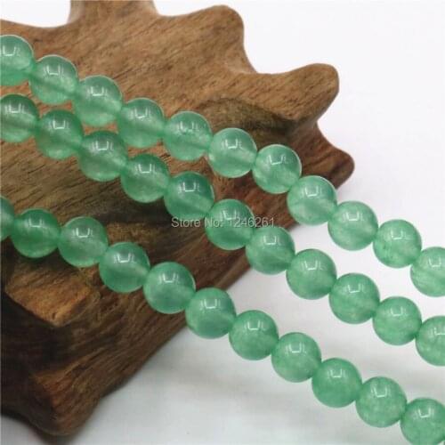 4 6 10 12mm Ornaments Aventurine Stone Loose Beads Accessory Parts Round Diy Crafts Natural Jewelry Making Girls Gifts 15inch