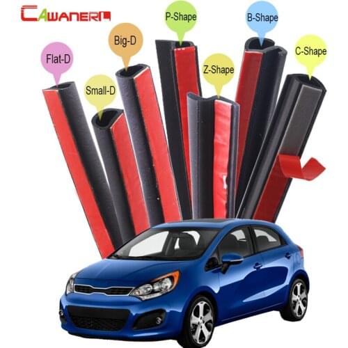 Cawanerl Car Rubber Sealing Seal Strip Kit Seal Edge Trim Sound Insulation Weatherstrip For Kia K5 Rio Cerato Optima Ceed K9