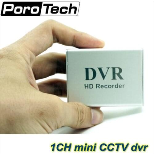 Factory price 1Ch Mini DVR Support SD Card Real-time Xbox HD 1 Channel cctv DVR Video Recorder Board Video Compression White