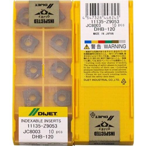 DHB-120 JC8003 100% DIJET Original carbide insert with the best quality 2pcs/lot free shipping