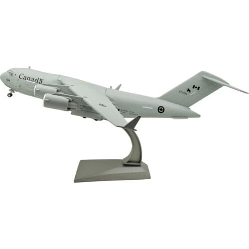 TANG DYNASTY(TM1:200C-17Globemaster III Military Transport Aircraft Metal Plane Model,Canadian Air Force Military Airplane Model