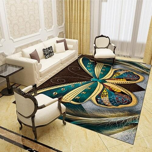 Dream Butterfly pattern Child Carpets For Living Room Bedroom Large Area Rugs Coffee Table Mat 3D printing Home Decor Floor Rug