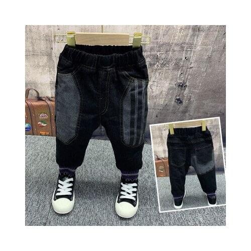 Boys Jeans Trousers 2020 Autumn Winter Korean Style Baby Boys Fashion New Denim Pants Boys Jeans Baby Clothes Kids Cowboy Pants