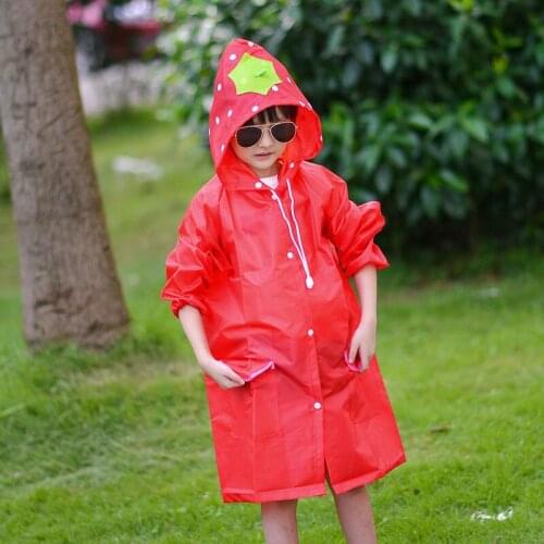 Quality 1PCS New Childrens Cartoon Raincoat Childrens Rain Gear Cute Baby Poncho Household Goods Playground Songkran Festival