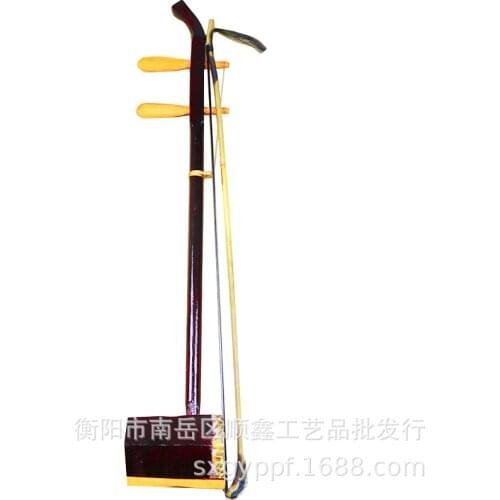 Chinese hexagonal erhu folk craft national musical instrument beginner introduction