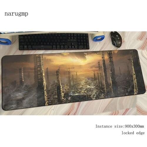 Deus Ex mouse pad gamer wrist rest 900x300x3mm notbook mouse mat gaming mousepad New arrival pad mouse PC desk padmouse mats