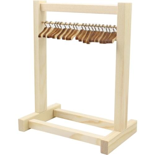 ICY blyth doll dress clothes Metal Hook shelf hangers opening wooden wardrobe, install by yourself