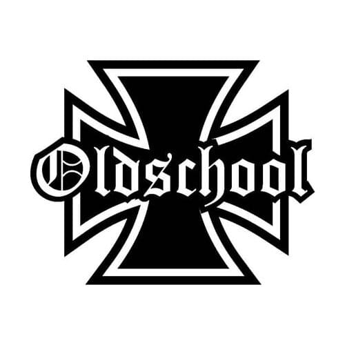 Dawasaru Old School Personality Car Sticker Laptop Waterproof Decal Suitcase Truck Motorcycle Auto Accessories PVC,13cm*11cm