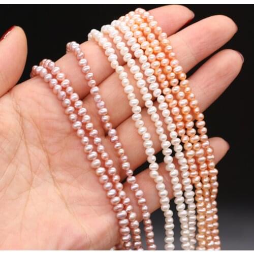 Natural Freshwater Pearl Potato Shape Punch Loose Beads For Charms Jewelry Making Craft Bracelet Necklace Christmas Gifts
