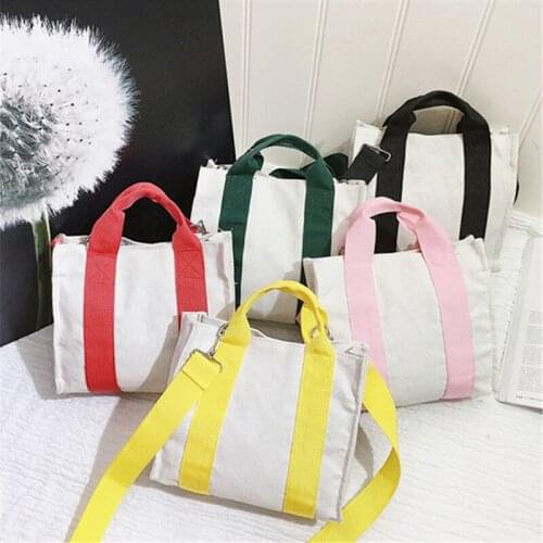 New style womens single shoulder bag fashion pure color leisure bag outdoor bag canvas bag zipper shoulder bag