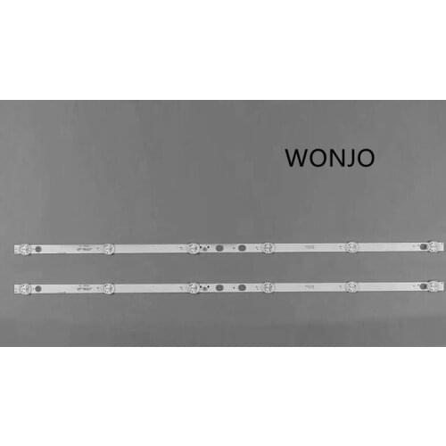 2pcs/Kit LED strip for BBK 32 TV 32LEM-1027/TS2C DJTV321 H32D7000E HTV-LED32HD101T2 SJ.CX.D3200601-3030HS-M 303CX320045