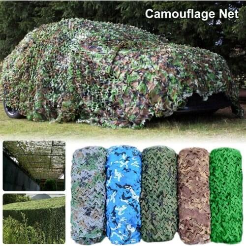 Redes de camuflaje militar para exteriores, 1,5x20, para caza, tela de camuflaje digital, para acampada, parasol