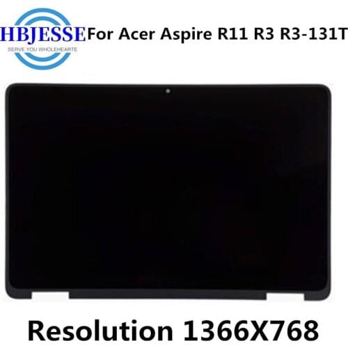 11.6'' Laptop LCD Screen B116XTB01.0 Touch Screen Assembly For Acer Aspire R11 R3 R3-131T Series R3-131T-P7HA HD 1366*768