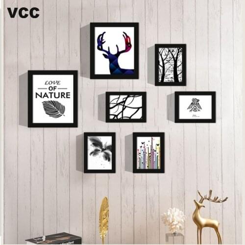 7 Pcs Photo Frame For Wall Hanging Picture Frame Photo Wall Art Wedding Couple Recommendation Pictures Frames With Pictures