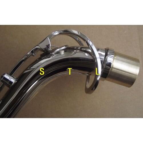 Advanced Alto saxophone neck Nickel plated brass body