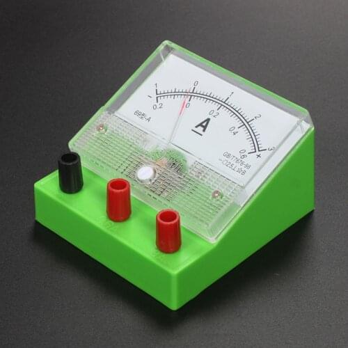 Analog Voltage Meter Voltmeter Class 2.5 Electricity Teaching Experiment Tool Environmental Educational Toys Ammeter tool ABS