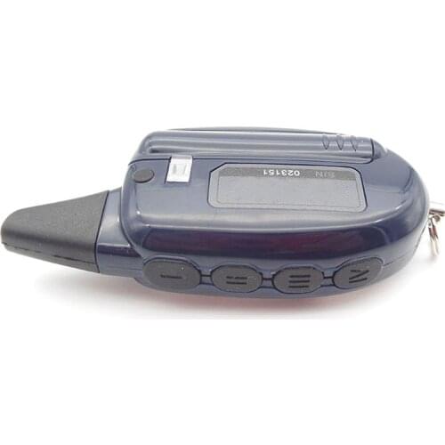 Russian version Scher-Khan Magicar 7 Two Way Car Alarm LCD Remote Controller For Sher Khan Magicar 7 Car Keychain free shipping