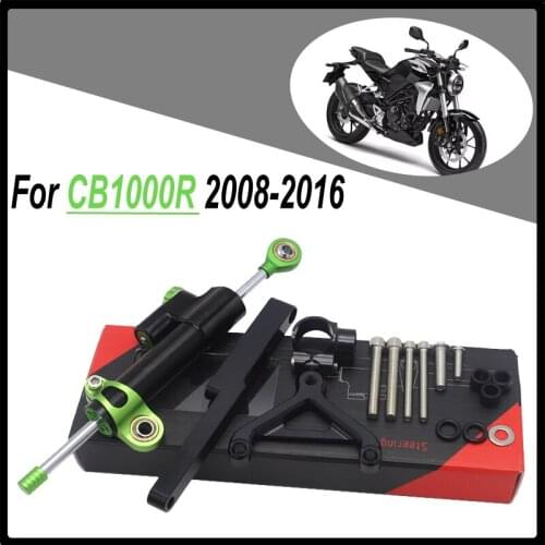 FREE SHIPPING For HONDA CB1000R 2008-2016 2009 2010 2011Motorcycle Aluminium Steering Stabilizer Damper Mounting Bracket Kit