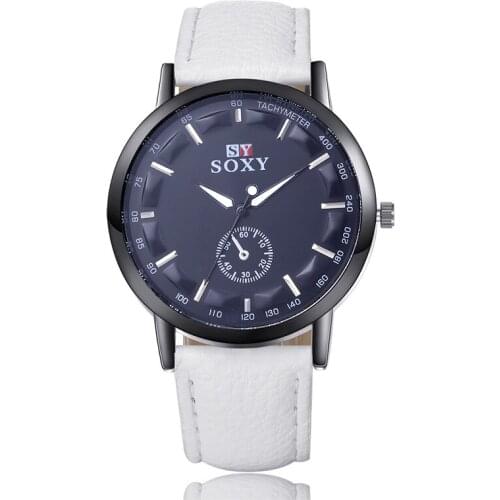 Hot Sale SOXY Luxury Brand Quartz Watches Men Wrist Watch Fashion Leather Sport Casual Watch Hombre Hour Clock Relogio Masculino