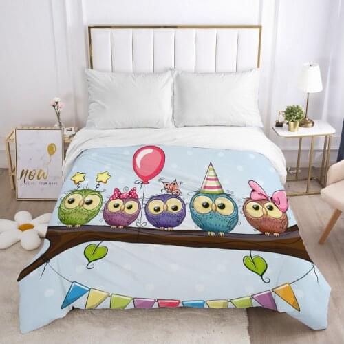 Cartoon Childrens Duvet cover Quilt/Blanket/Comfortable Case Bedding for kids baby boy girls 140x200 240x220 for Home Car flag