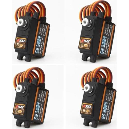 EMAX ES3004 17g/ 3.5kg/ .13 sec Analog Metal Gear Servo For F3A 3D Airplane Model ES3104 upgrade