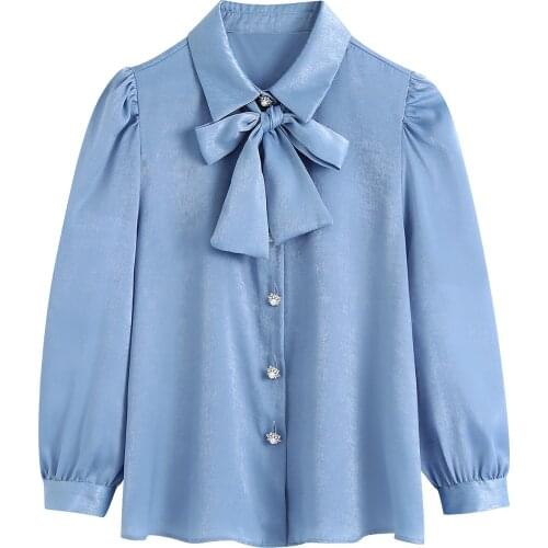 JCKILIG Womens Satin Shirts