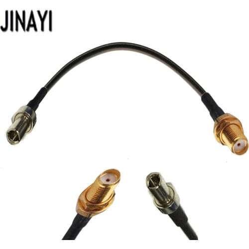 100pcs RG174 RF Coaxial cable SMA female to TS9 male Straight RG174 Pigtail Extension Cable 15cm 20cm 30cm 50cm