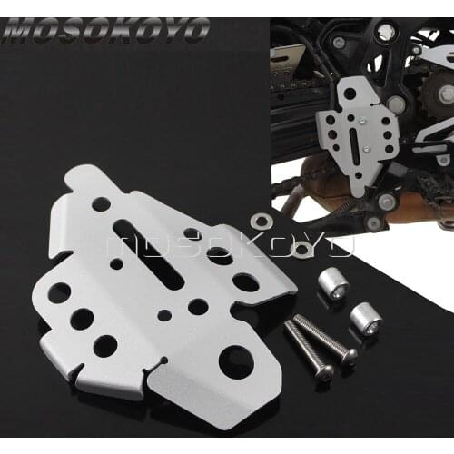 Silver Motorcycle Brake Cylinders Cover Frame Protection Guards Kit For BMW F700GS F650GS Twin 2008-Later F800GS Adventure