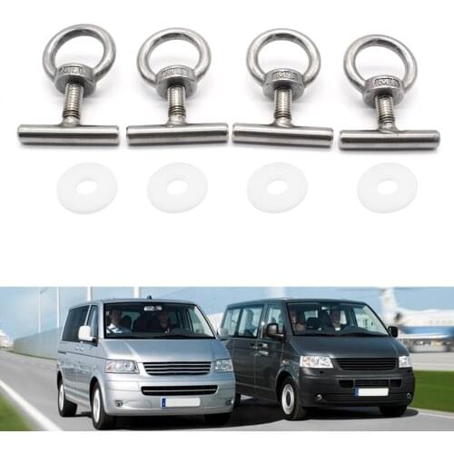 For Volkswagen Multivan V Vi T5 T6 Multiflexboard Locking Rail Load Fixing 7h5883189e 95*75*7 Silver Fixing Eye Bolt Lashing Eye