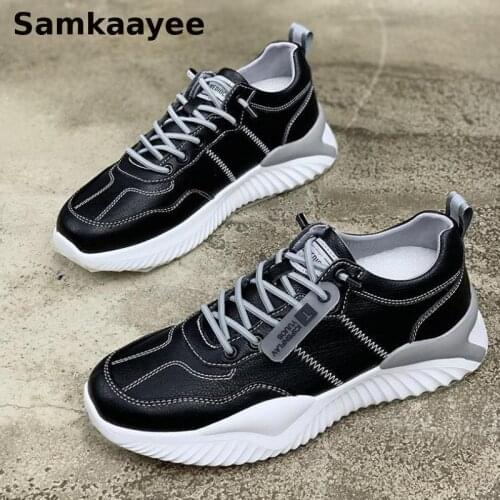 Size 39-44 Mens Sneakers Spring Autumn Male Pu Leather Vulcanize Shoes Tenis Lace-Up High Top Mixed Colors Breathable Zapatos 27